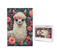 Puzzle floreale con lama carino, 1000 pezzi, puzzle personalizzato, puzzle in legno per adulti, foto puzzle arte da appendere alla parete, decorazione per compleanno, matrimonio, San Valentino
