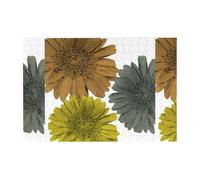 Puzzle floreali da 300 pezzi con colori autunnali moderni, margherite e gerbere per adulti - Puzzle in legno per adulti e anziani