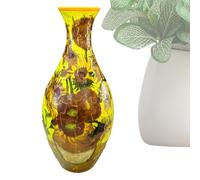 Puzzle Flower Vase - 3D Jigsaw Decorative Planter, Creative Arts Craft | Long Lasting Creatives Modern Design Unique Jigsaw Vase for Bedroom Table Study Room Home Decoration
