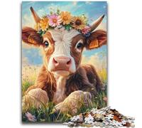 Puzzle Flower Yak da 2000 pezzi per adulti e ragazzi, giocattolo educativo intellettuale decomprimente, ottimi regali e giocattoli (70X100cm)