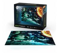 Puzzle fluorescente da 1000 pezzi con astronauti per adulti