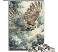 Puzzle Flying Owl per adulti 2000, per ammazzare il tempo durante le vacanze, ogni pezzo è unico - Gioco stimolante e divertente per tutta la famiglia (70x100cm)