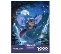 Puzzle Flying Squirrel A 1000 Pezzi, Puzzle Dreamy Forest Adulti, Gioco Diabilità Impossibile Gioco Intellettivo Familiare Idea Regalo Uomo E Donna 70x50cm/1000pcs