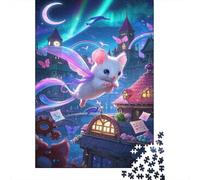 Puzzle Flying Squirrel Con 1000 Pezzi, Puzzle Fairy - Tale Town Adulti, Gioco Diabilità Impossibile Puzzle Pittura Gioco Intellettivo Familiare Regalo Per Amore E Amico 1000pcs (75x50cm)