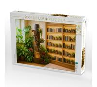 Puzzle · Fontana con bromelie | 1000 pezzi. Dimensioni da aperto: 64 x 48 cm. Puzzle CALVENDO