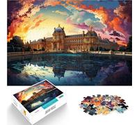 Puzzle for Adults Versailles 1000 Piece Jigsaw Puzzle Game 10.27 in x 14.96 in Cardboard Puzzles for Adults & Kids Age 14 Years Up Learning Educational Toys Family Games