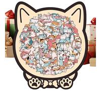 Puzzle Forme Animali in Legno Interattive