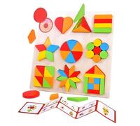 Puzzle Forme | Giochi Prima Infanzia | Attività Geometriche Sviluppo Apprendimento Educazione Prescolare Asilo | Bambini
