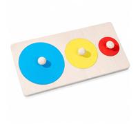Puzzle Forme in Legno, Gioco Educativo, Puzzle geometrico 3 | Materiale durevole, Giocattolo di sviluppo, Giochi educativi casa, Per stimolazione mente