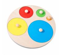 Puzzle Forme in Legno, Gioco Educativo, Puzzle geometrico 5 | Materiale durevole, Giocattolo di sviluppo, Giochi educativi casa, Per stimolazione mente