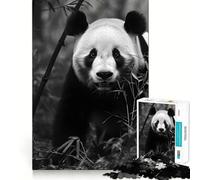Puzzle fotografico di panda per adulti, 1000 pezzi, gioco di abilità mentale, assemblaggio lento, divertente, regalo adorabile (50x75cm)