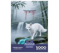 Puzzle Fox A 1000 Pezzi, Puzzle Bamboo Forest Adulti Gioco Diabilità Impossibile Puzzle Pittura Gioco Intellettivo Familiare Regali Di Festa 70x50cm/1000pcs