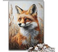 Puzzle Fox Art da 2000 pezzi per adulti, giochi educativi, decorazioni per la casa, regalo di compleanno, regali, arte murale (70x100cm)