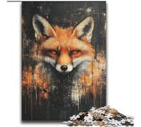 Puzzle Fox Art per adolescenti Puzzle da 2000 pezzi, arte interessante, riduzione dello stress, lista dei desideri con Babbo Natale per età 14 (70x100cm)