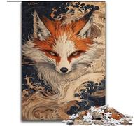 Puzzle Fox God per adolescenti, puzzle da 1000 pezzi, gioco stimolante, giocattoli, decorazione da parete, regali unici per compleanno e Natale (50x75cm)