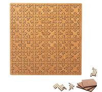 Puzzle Frattale con Vassoio, Puzzle in Legno per Adulti - Sfida a Labirinto Irregolare, Rompicapo con Cornice per il Pensiero Inverso, Regalo Creativo Unico (#A)