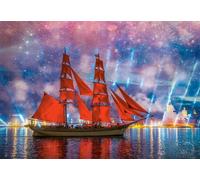Puzzle Fregata Rossa 1000 pezzi