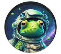 Puzzle für 1000 Teile, Astronautenfrosch, rundes 1000-teiliges Puzzle für Teenager und Jugendliche, ideales Geburtstags- und Weihnachtsgeschenk, 1000 Teile (67,5x67,5cm)