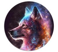 Puzzle für 1000 Teile, Wolfsnebel, rundes 1000-teiliges Puzzle für Teenager und Jugendliche, ideales Geburtstags- und Weihnachtsgeschenk, 1000 Teile (67,5x67,5cm)