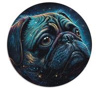 Puzzle für Erwachsene, 1000 Teile, Astronauten-Waschbär, 1000 Teile, runde Puzzles für Erwachsene, interaktives Familienspiel, Bastelgeschenk mit farbenfrohen Kunstwerken, 1000 Teile (67,5x67,5cm)
