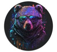 Puzzle für Erwachsene, 1000 Teile, Braunbär, Unmögliches Puzzle für Erwachsene, Unmögliches Lernpuzzle, Heimdekoration, Spiele und Geschenke, 1000 Teile (67,5x67,5cm)
