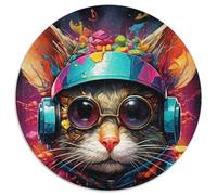Puzzle für Erwachsene, 1000 Teile, bunte mechanische Maus, runde Puzzles 1000 Teile für Erwachsene, Gehirn-Herausforderungsgeschenk, pädagogische Aktivität für Teenager, 1000 Teile (67,5x67,5cm)