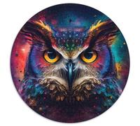 Puzzle für Erwachsene, 1000 Teile, Eule, unmögliches Puzzle für Erwachsene, unmögliche pädagogische Heimdekoration, Spiele und Geschenke, 1000 Teile (67,5x67,5cm)