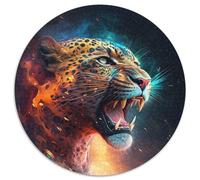 Puzzle für Erwachsene, 1000 Teile, Fantasie-Leopard, unmögliches Puzzle für Erwachsene, unmögliche pädagogische Heimdekoration, Spiele und Geschenke, 1000 Teile (67,5x67,5cm)