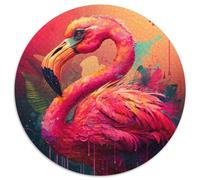 Puzzle für Erwachsene, 1000 Teile, Fantasy-Flamingo, unmögliche Puzzles für Erwachsene, unmögliche pädagogische Heimdekoration, Spiele und Geschenke, 1000 Teile (67,5x67,5cm)