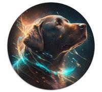 Puzzle für Erwachsene, 1000 Teile, Fantasy-Labrador, Unmögliches Puzzle für Erwachsene, Unmögliches, pädagogisches Spiel zur Heimdekoration und als Geschenk, 1000 Teile (67,5x67,5cm)