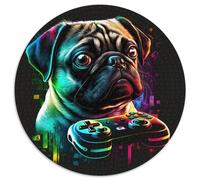 Puzzle für Erwachsene, 1000 Teile, Fantasy-Mops, unmögliche Puzzles für Erwachsene, unmögliche pädagogische Heimdekoration, Spiele und Geschenke, 1000 Teile (67,5x67,5cm)