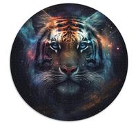 Puzzle für Erwachsene, 1000 Teile, Fantasy-Tiger, unmögliche Puzzles für Erwachsene, unmögliche pädagogische Heimdekoration, Spiele und Geschenke, 1000 Teile (67,5x67,5cm)