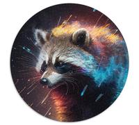Puzzle für Erwachsene, 1000 Teile, Fantasy-Waschbär, Puzzles für Erwachsene, Spielzeug, Geschenk, pädagogisches, intellektuelles, entspannendes, lustiges Familienspiel, 1000 Teile (67,5x67,5cm)