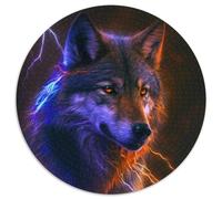 Puzzle für Erwachsene, 1000 Teile, Fantasy-Wolf-Puzzles für Erwachsene, Spielzeug, Geschenk, pädagogisches, intellektuelles, entspannendes, lustiges Familienspiel, 1000 Teile (67,5x67,5cm)