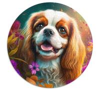 Puzzle für Erwachsene,1000 Teile,farbenfrohe Kunst,englischer Cocker Spaniel,unmögliche Puzzles für Erwachsene,unmögliche pädagogische Heimdekoration,Spiele und Geschenke,1000 Teile (67,5x67,5cm)