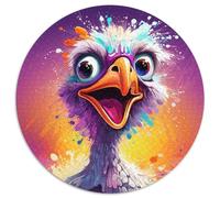 Puzzle für Erwachsene,1000 Teile,farbenfroher Kunst-Strauß,1000-teiliges rundes Puzzle für Erwachsene,interaktives Familienspiel,Heimdekoration zum Selbermachen,Denksportaufgabe als Geschenk