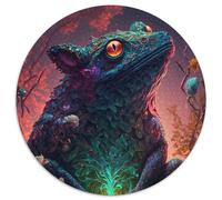 Puzzle für Erwachsene,1000 Teile,Geister der Natur,runde Puzzles für 1000 Teile,Entspannung und Herausforderung,farbenfrohe Kunst zur Heimdekoration,ideales Geschenk für Freunde,(67,5x67,5cm)