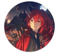 Puzzle für Erwachsene, 1000 Teile, Genshin Impact Diluc, Unmögliches Puzzle für Erwachsene, Unmögliches, pädagogisches Spiel zur Heimdekoration und als Geschenk, 1000 Teile (67,5x67,5cm)