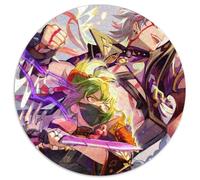 Puzzle für Erwachsene, 1000 Teile, Genshin Impact Kuki Shinobu, rundes Papppuzzle, ein ideales Geschenk für Weihnachten oder Geburtstage, 1000 Teile (67,5x67,5cm)