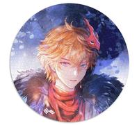 Puzzle für Erwachsene, 1000 Teile, Genshin Impact, rundes Papppuzzle, ein ideales Geschenk für Weihnachten oder Geburtstage, 1000 Teile (67,5x67,5cm)