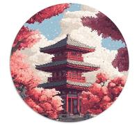 Puzzle für Erwachsene, 1000 Teile, japanischer Stil, 1000 Teile, rundes Puzzle, Geschenke, Spaß bei Aktivitäten zu Hause, Geburtstagsgeschenk, Reisegeschenke, 1000 Teile (67,5x67,5cm)