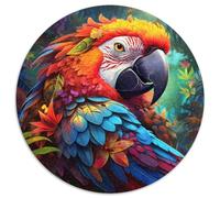 Puzzle für Erwachsene, 1000 Teile, Papagei, rund, Puzzle 1000 Teile für Erwachsene, DIY, Heimdekoration, Geschenk, Denkspiel, 1000 Teile (67,5x67,5cm)