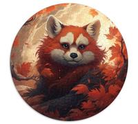 Puzzle für Erwachsene, 1000 Teile, Roter Panda, Kunstpuzzle für Erwachsene, Spielzeug, Geschenk, pädagogisches, intellektuelles, entspannendes, lustiges Familienspiel, 1000 Teile (67,5x67,5cm)