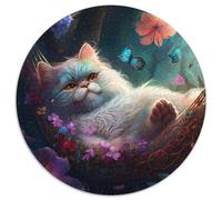 Puzzle für Erwachsene, 1000 Teile, schöne Perserkatze, unmögliches Puzzle für Erwachsene, unmögliche pädagogische Heimdekoration, Spiele und Geschenke, 1000 Teile (67,5x67,5cm)