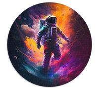 Puzzle für Erwachsene, 1000 Teile, Weltraum-Astronaut, unmögliches Puzzle für Erwachsene, unmögliche pädagogische Heimdekoration, Spiele und Geschenke, 1000 Teile (67,5x67,5cm)