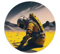 Puzzle für Erwachsene,1000-teiliger Astronaut,der im Weltraum feststeckt,1000-teiliges rundes Puzzle,Geschenke,Spaß bei Aktivitäten zu Hause,Geburtstagsgeschenk,Reisegeschenke,1000 Teile (67,5x67,5cm)