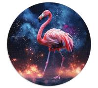 Puzzle für Erwachsene mit 1000 Teilen,farbenfrohes Flamingo-Kunst-Puzzle,unmögliche Puzzles für Erwachsene,anspruchsvolles Denkspiel für Teenager,perfekt als Heimdekoration oder Geschenk,(67,5x67,5cm)