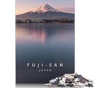Puzzle Fuji San Japan, puzzle antistress in cartone riciclato al 100% per bambini adulti, regalo di Natale unico, 1000 pezzi (75x50 cm)
