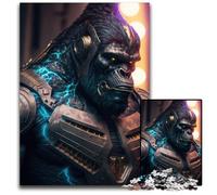 Puzzle "Future Gorilla" da 1000 pezzi per adulti, puzzle impossibili per adulti, per decorazioni per la casa, allenamento del cervello e regali per le feste, 50x75CM/19,68x29,52 pollici