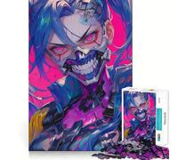 Puzzle futuristico con ragazza anime per adolescenti,1000 pezzi,stimolante per la mente,divertente,con componenti robusti e ben definiti,un'attività di gruppo emozionante (50x75cm)